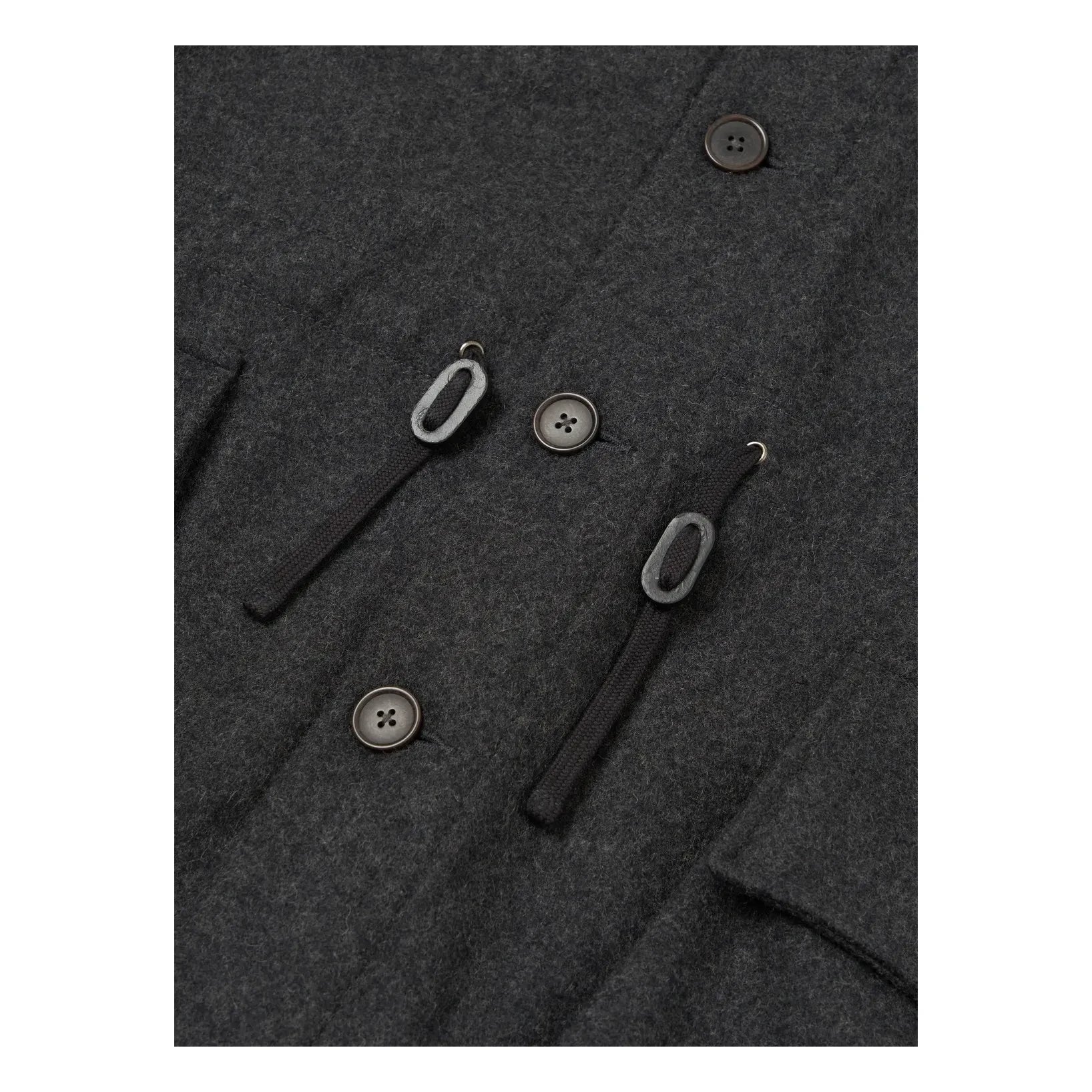 Universal Works - Boston Yün Parka | Koyu gri