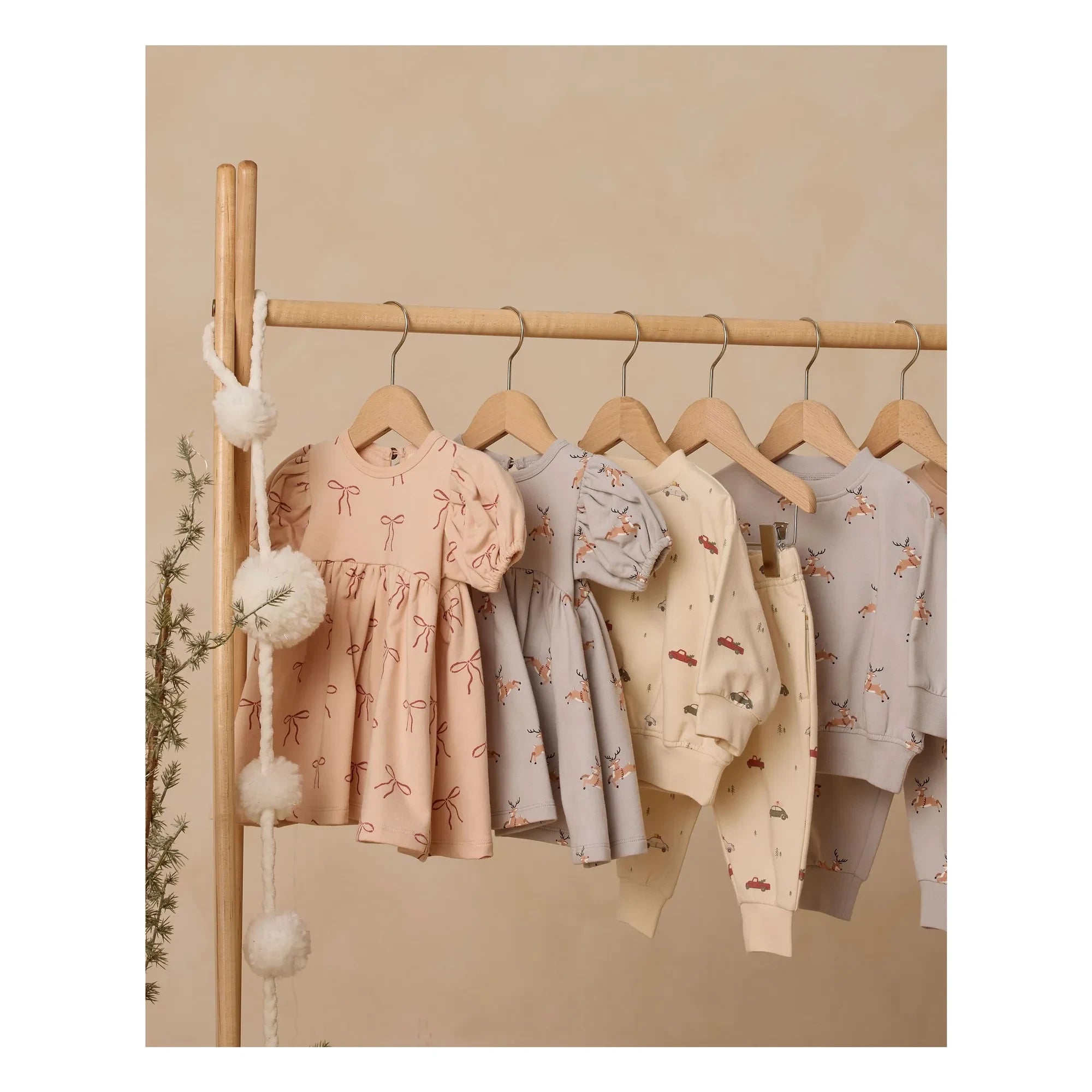 Quincy Mae - Darla Dress Organic Cotton Knots | Coral
