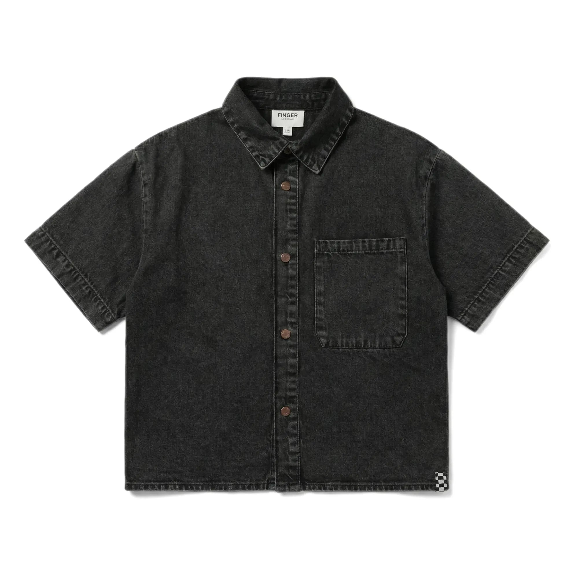 Finger in the Nose - Harper Denim Shirt | Gray
