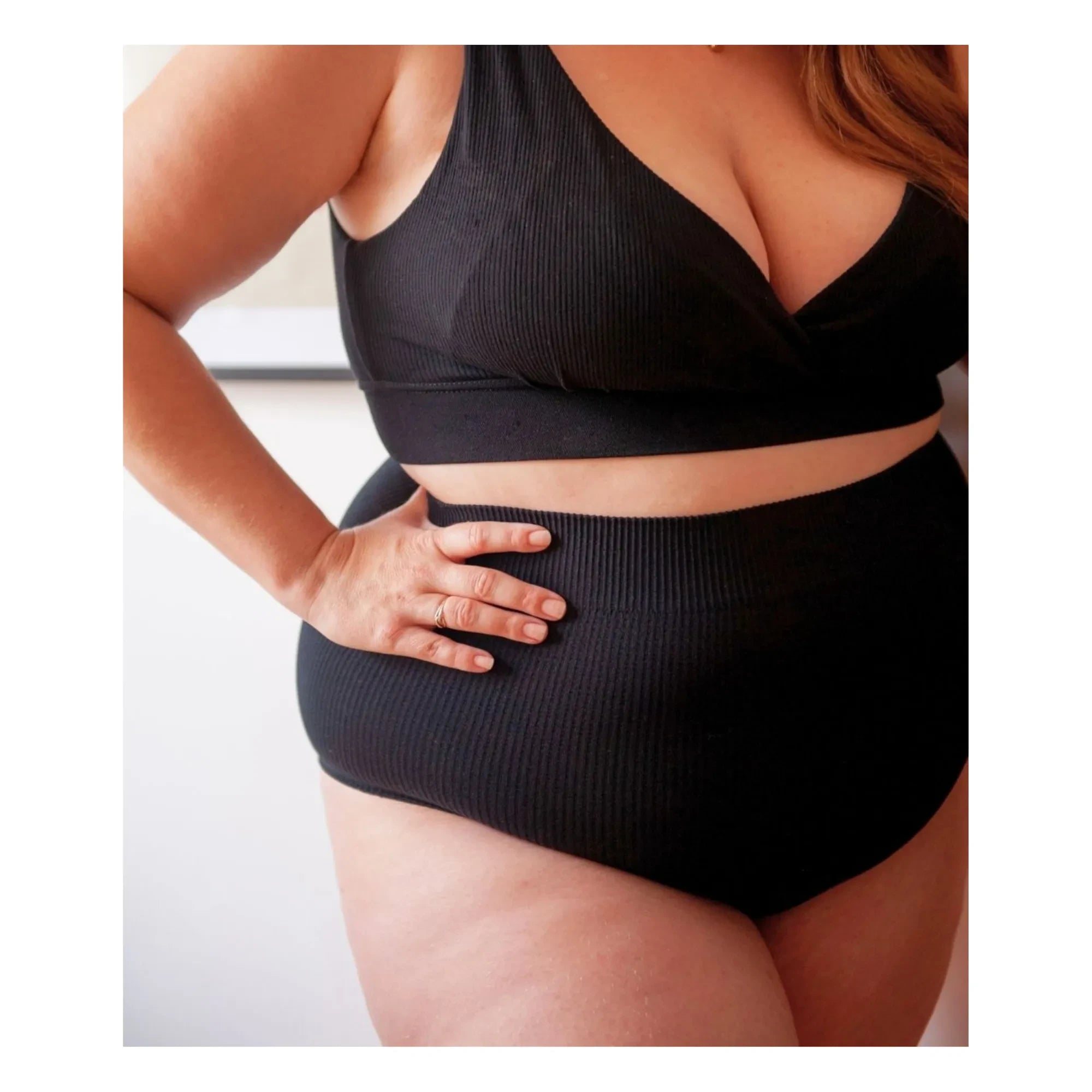 Mama Hangs - Daily High-Waisted Underwear | Black