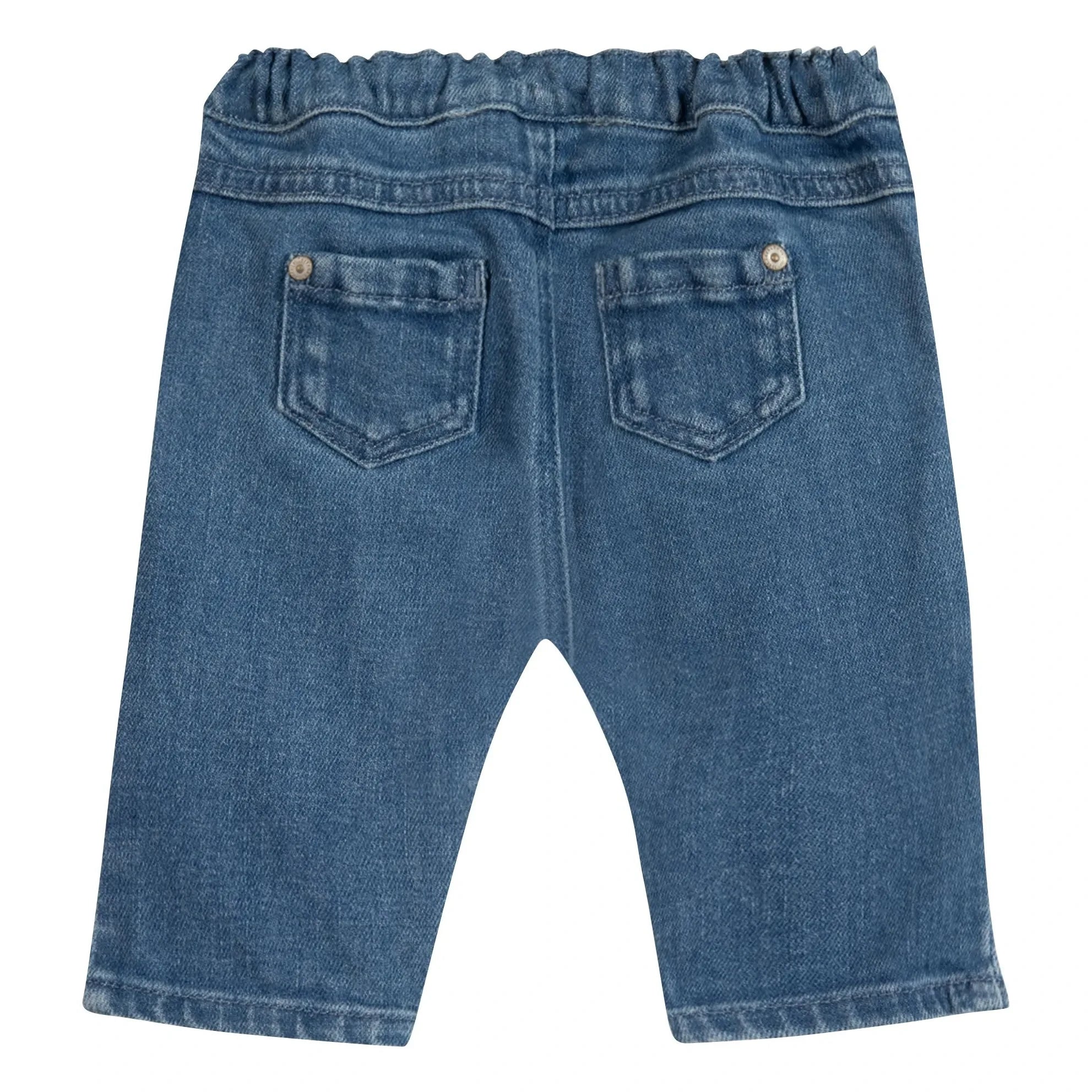 Tartine et Chocolat - Plain Baby Denim Pants | Blue