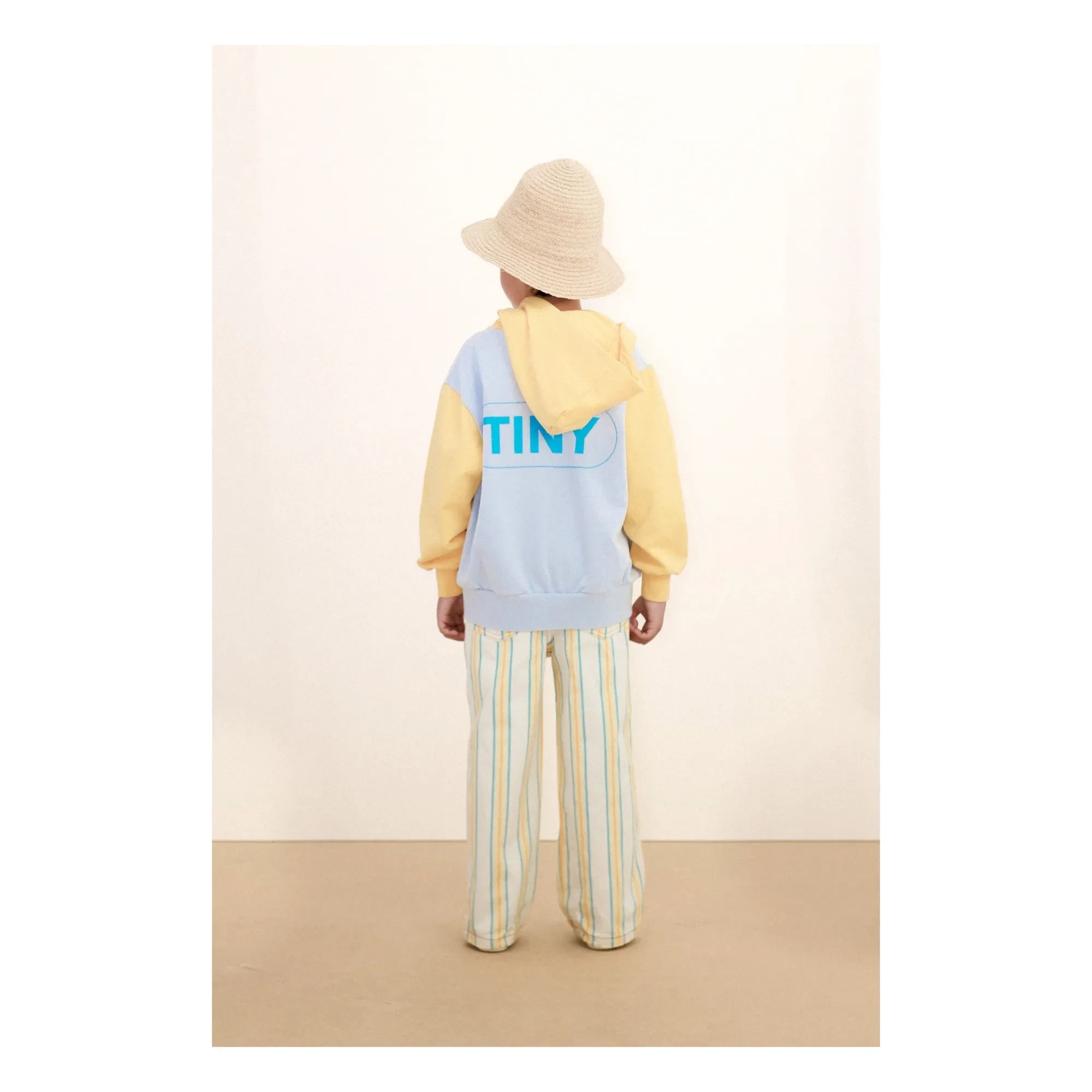 Tinycottons - Color-Blocked Organic Cotton Hooded Sweatshirt | Green