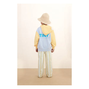 Tinycottons - Color-Blocked Organic Cotton Hooded Sweatshirt | Green