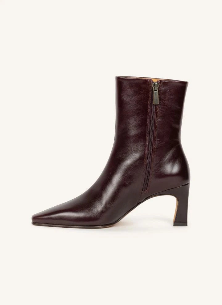 Bobbies - Emilie Leather Boot | Burgundy