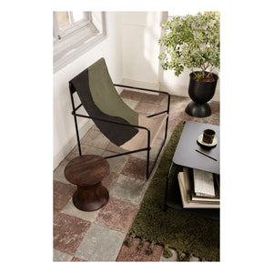 Ferm Living - Spin Tabure - FSC Ahşap | Kahverengi