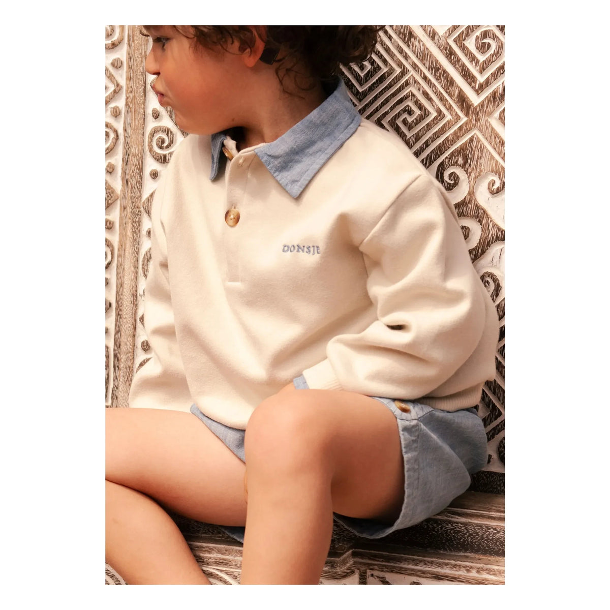 Donsje - Priem Organic Cotton Sweatshirt | Ecru