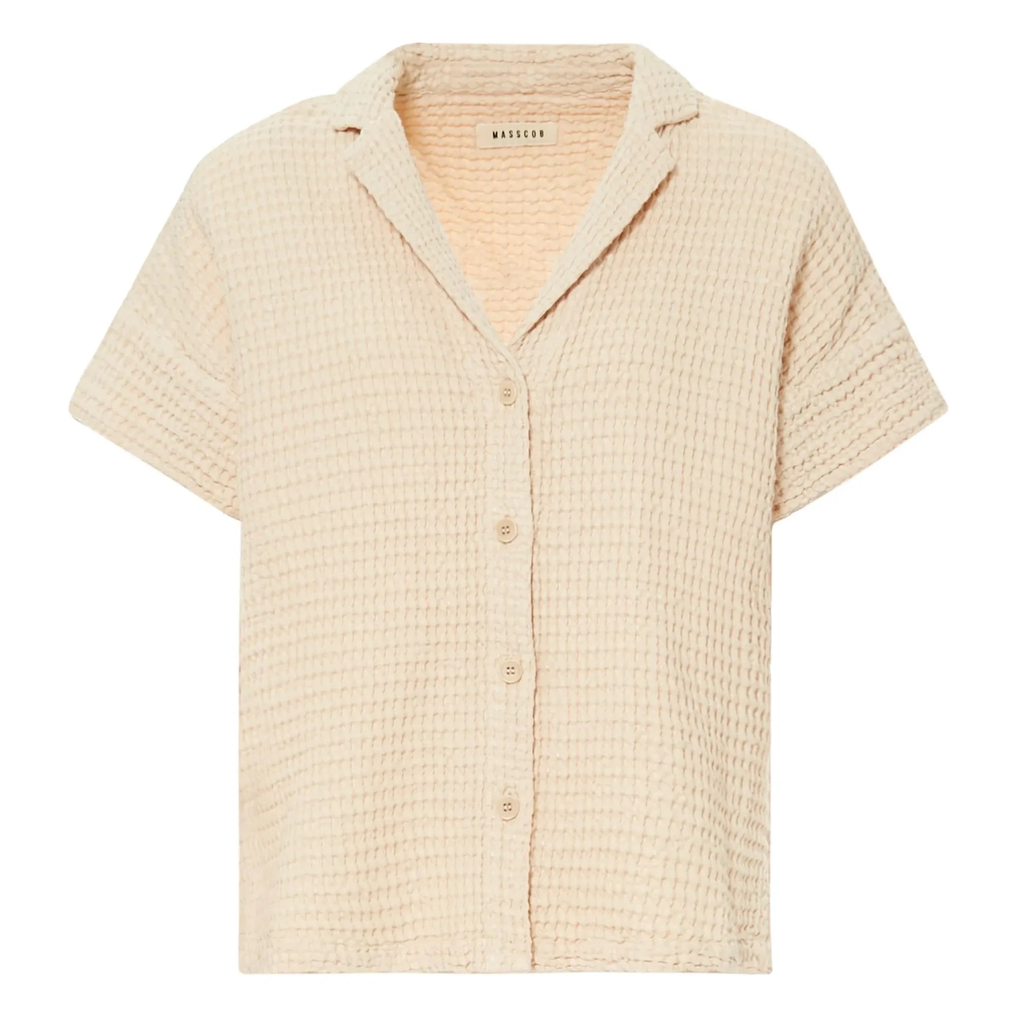 Masscob - Laguna Cotton and Linen Shirt | Off-white