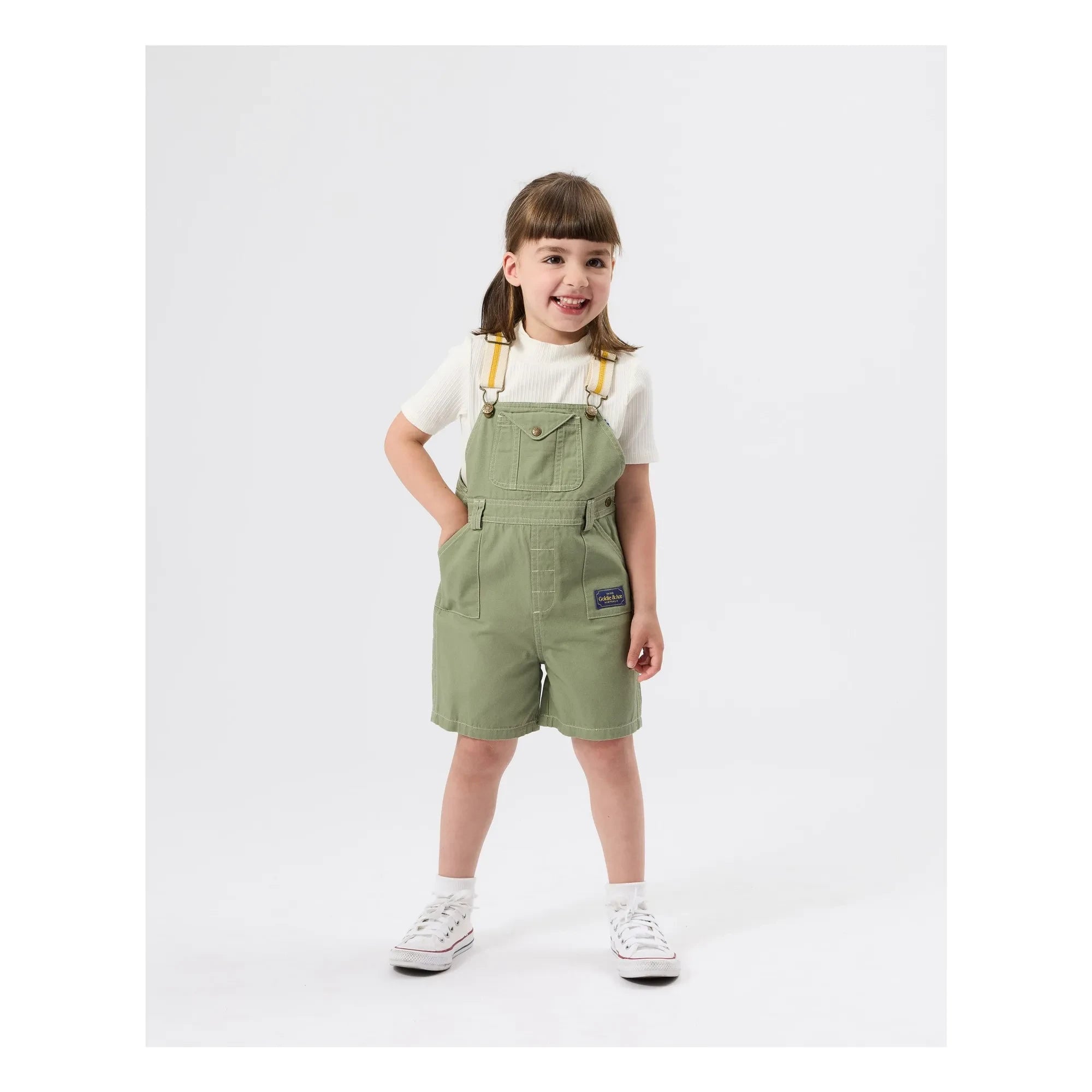 Goldie + Ace - Short Work Jumpsuit | Khaki