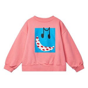 Wynken - Bravo Musique Organic Cotton Sweatshirt | Pink