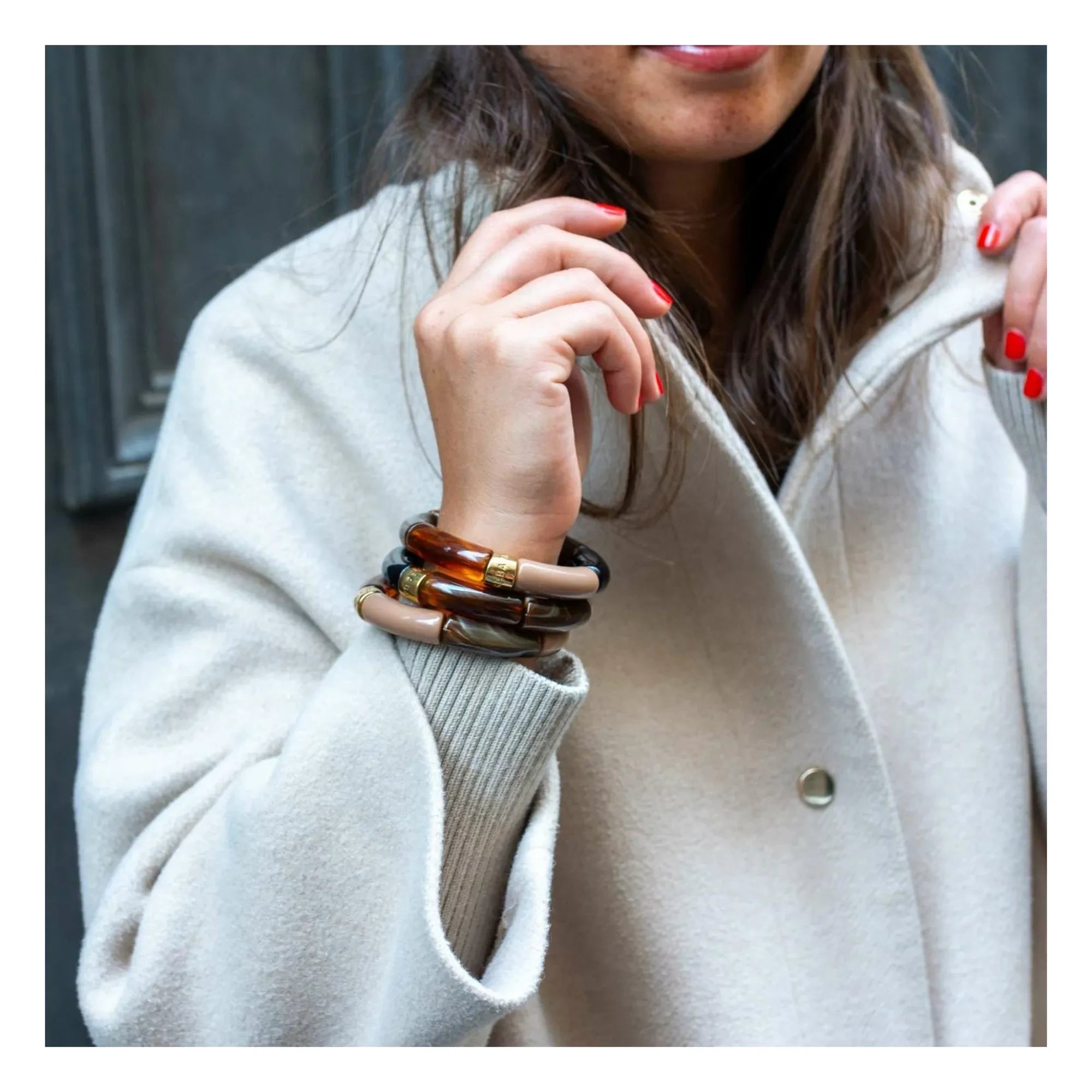 Parabaya - Moca 2 Bracelets | Brown