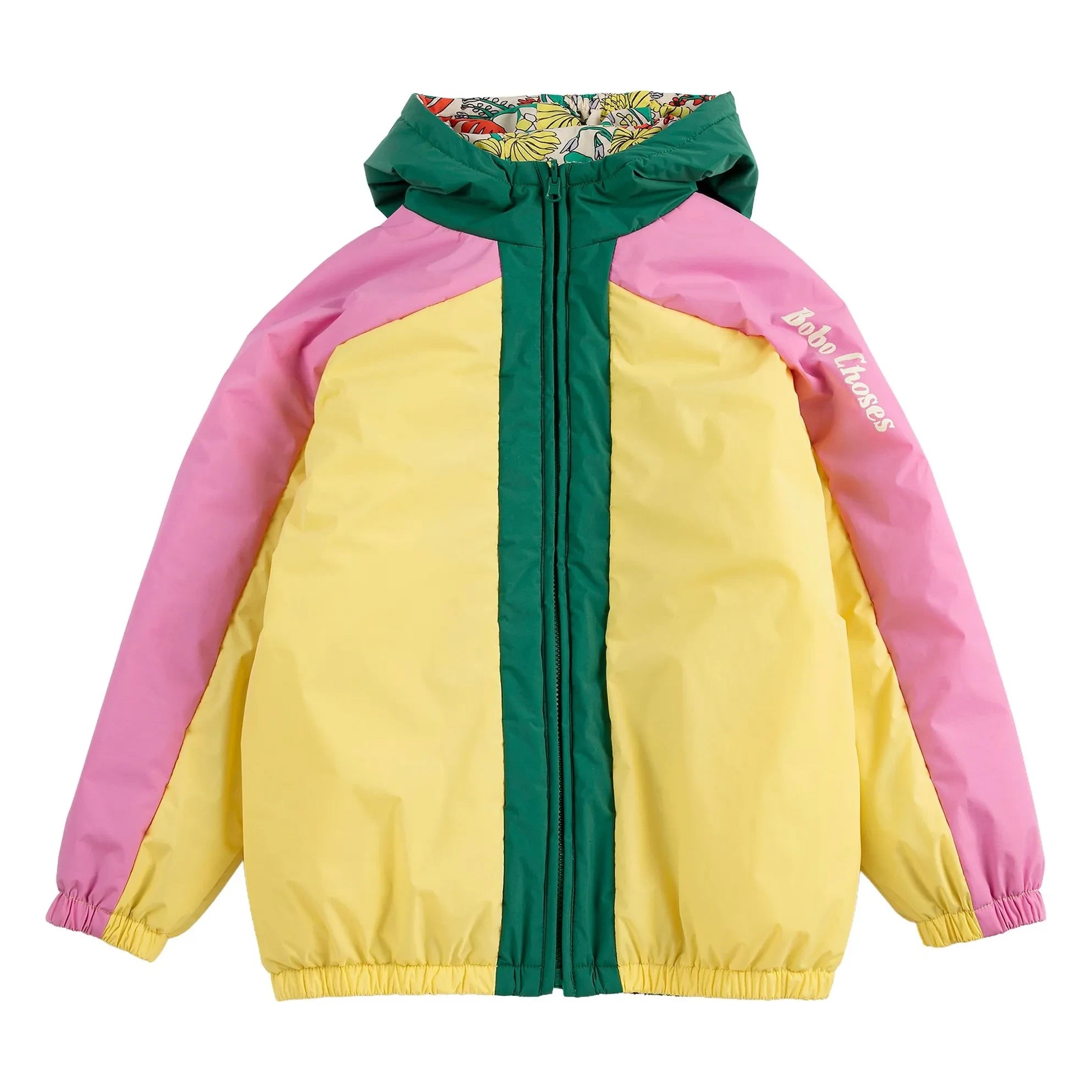 Bobo Choses - Color Block Recycled Fiber Double-Sided Jacket | Yellow