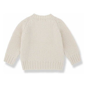 1+ in the family - Jonas Merino Wool Sweater | Ecru