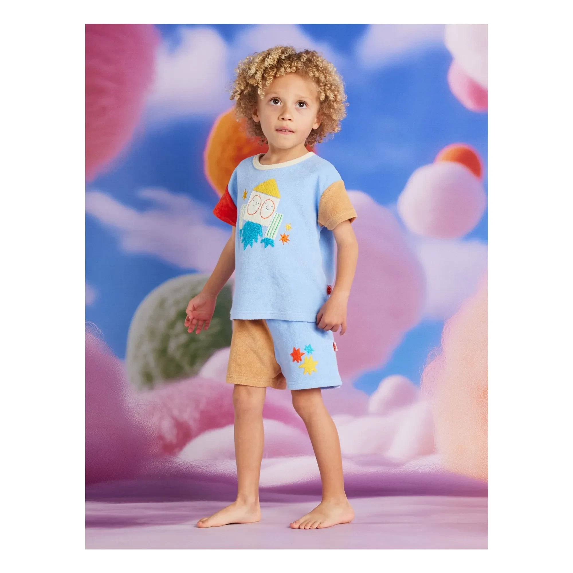 Halcyon Nights - Rocket Sponge T-Shirt | Light Blue