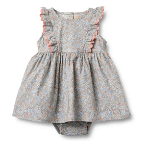 Wheat - Printed Biyeli Safia Dress | Light Blue