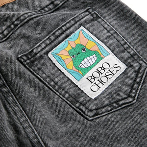 Bobo Choses - Washed Organic Cotton Jeans | Black