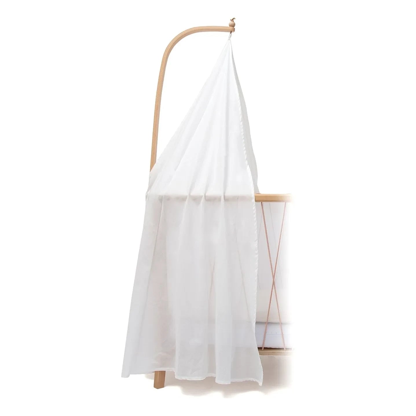 Charlie Crane - Kimi Bed Cover for Crib | White