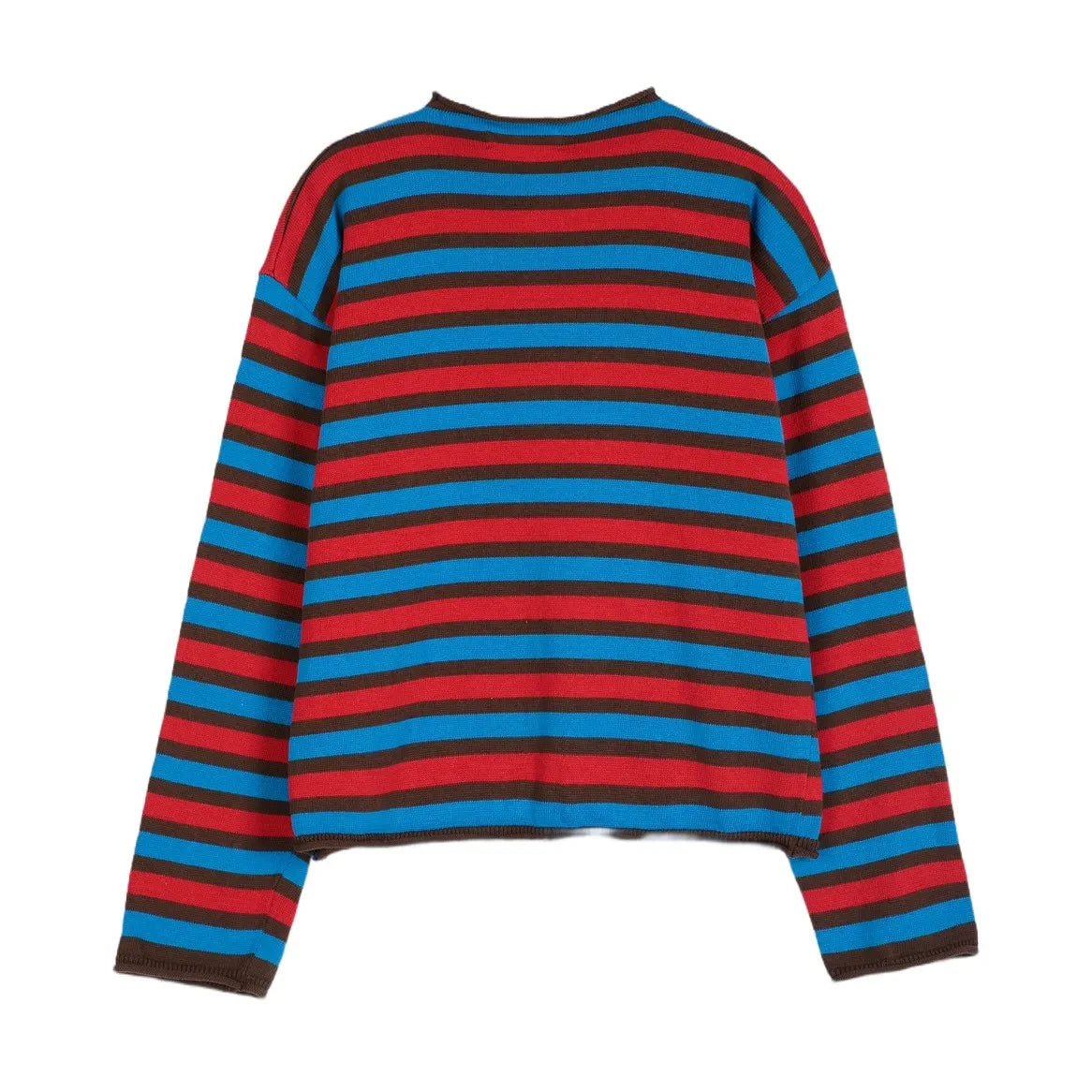 Bobo Choses - Organic cotton striped cardigan | Red