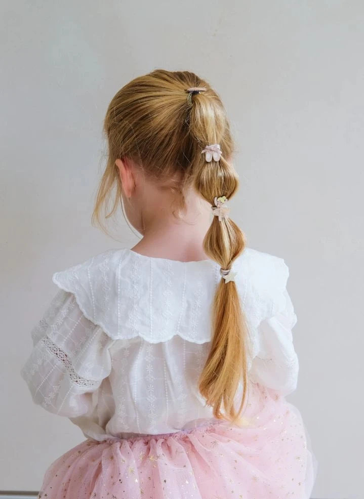 Mimi & Lula - Set of 8 Mini Chouchous Balerina | Ekru