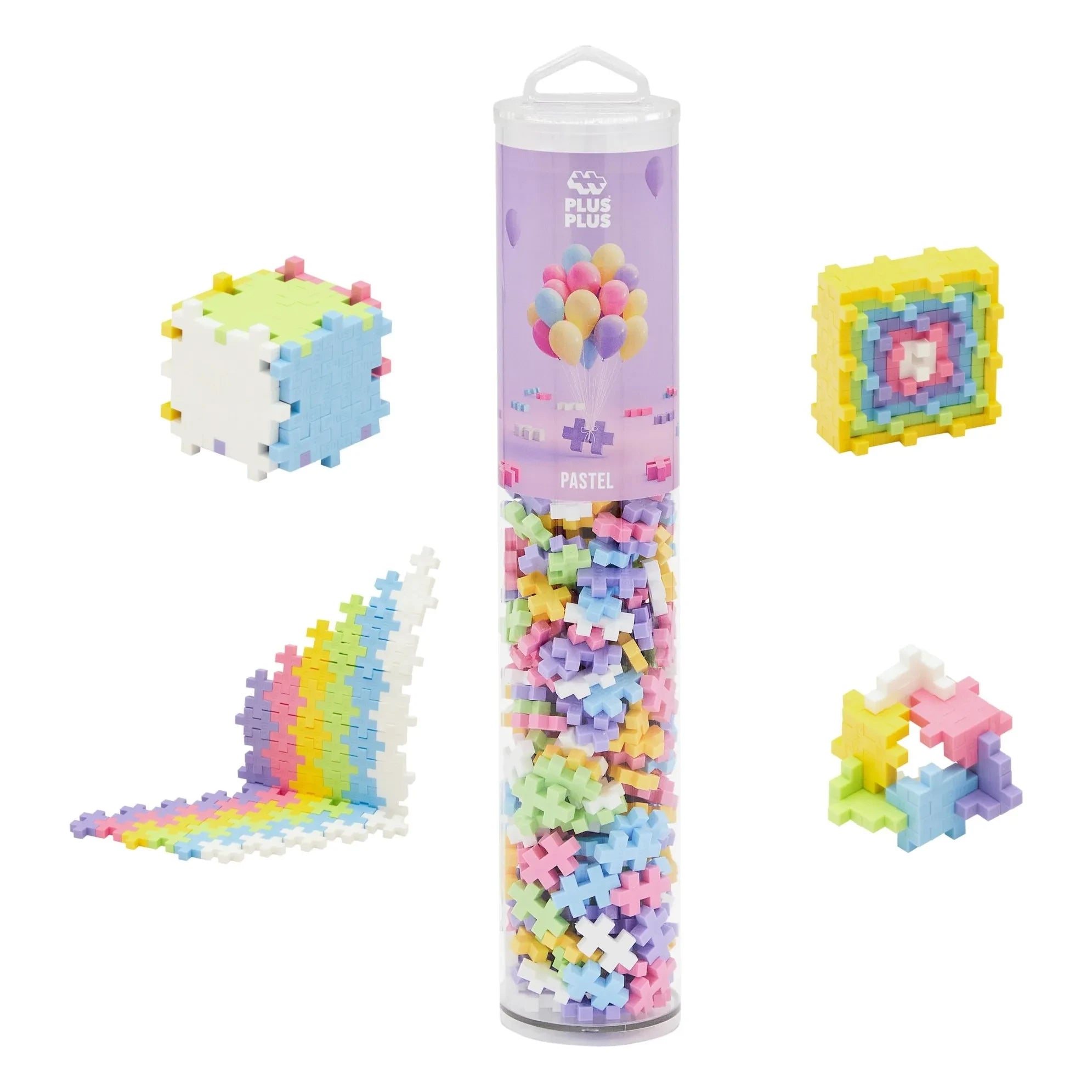 Plus-Plus - Pastel tube - 240 pieces