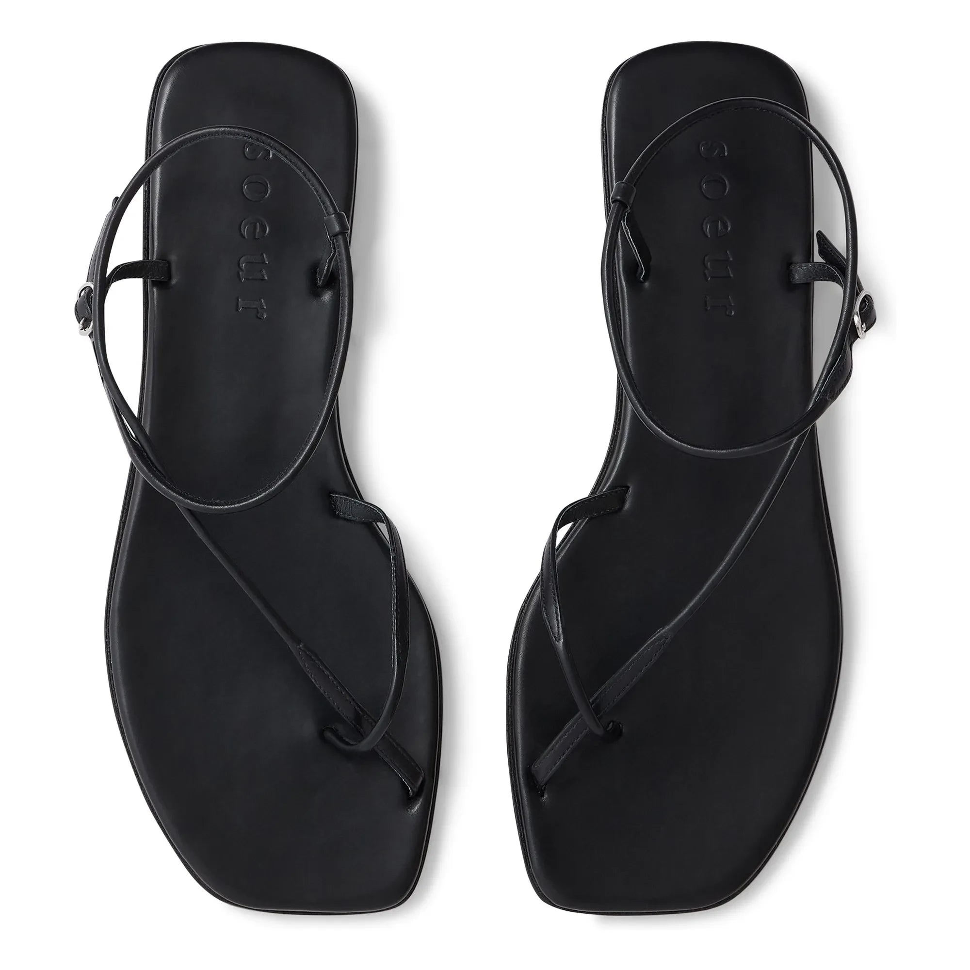 Soeur - Rosalie Leather Sandal | Black
