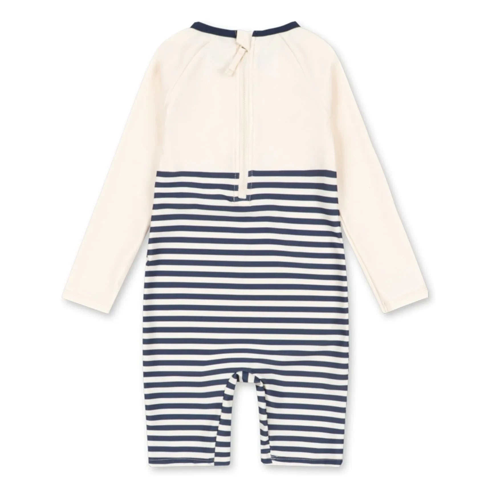 Konges Sløjd - Striped UV Protection Swimsuit Recycled Fibres | Ecru