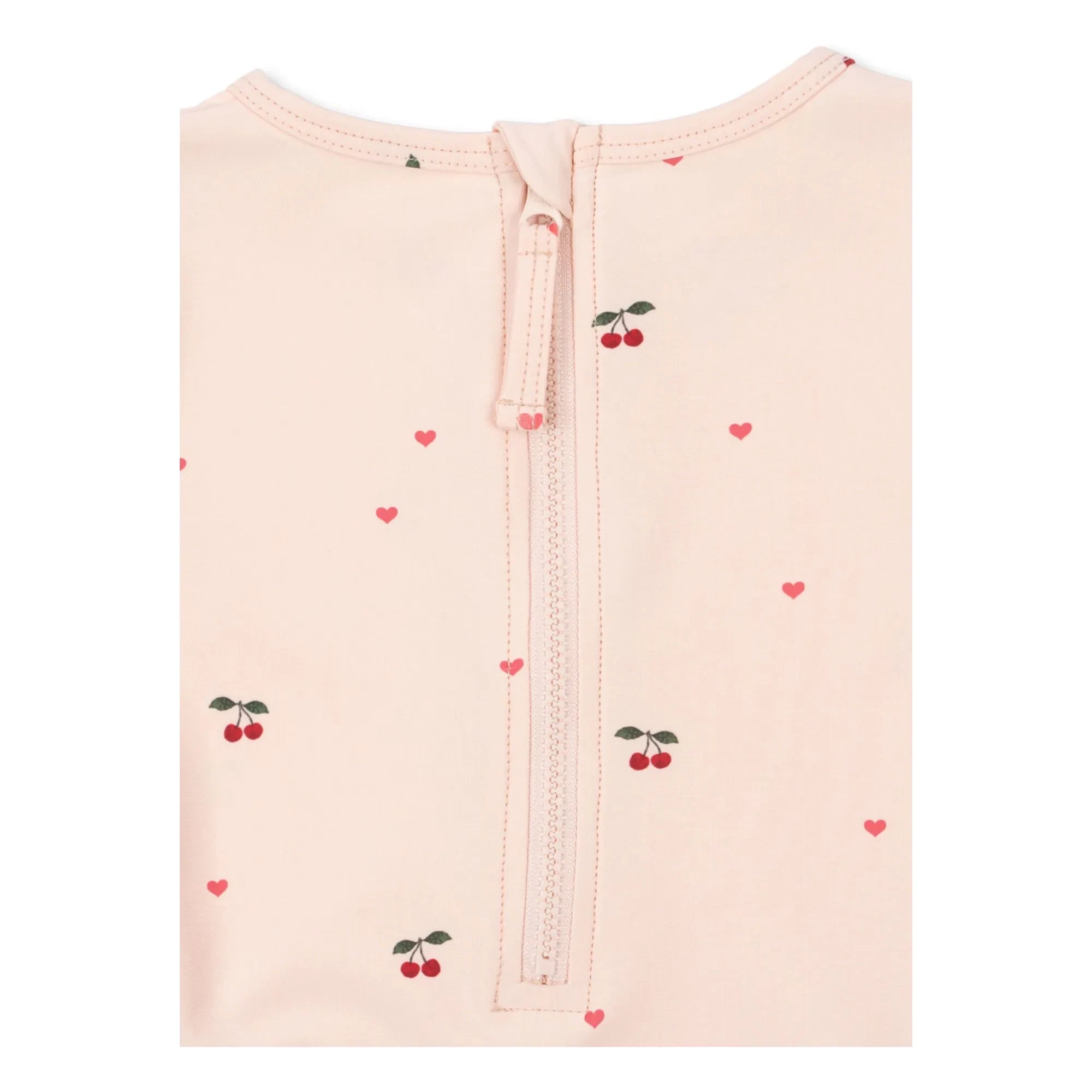 Konges Sløjd - Merle Cerises Long Sleeve Swimsuit Recycled Fibers | Light Pink