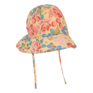 Konges Sløjd - Pacey Floral Pattern Organic Cotton Hat | Beige