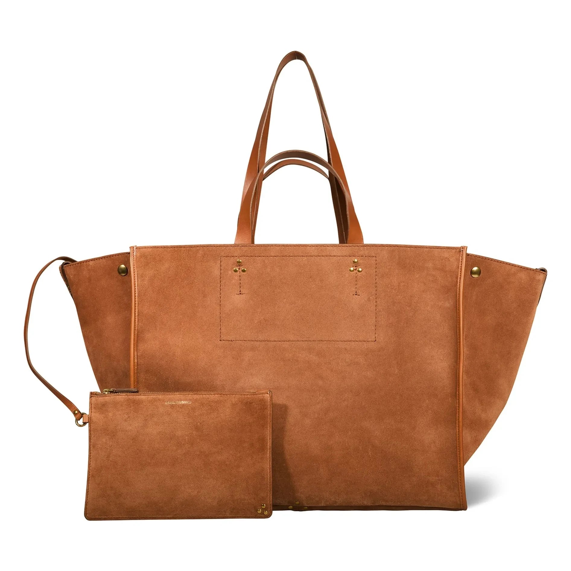 Jérôme Dreyfuss - Léon M Velvet Crust Tote Bag | Caramel