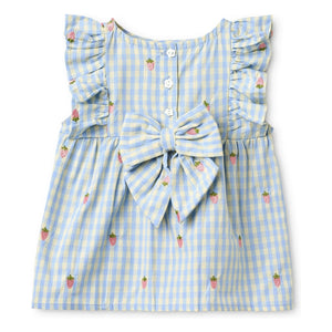 Flöss - Millie Vichy Top and Shorts Set | Light Blue