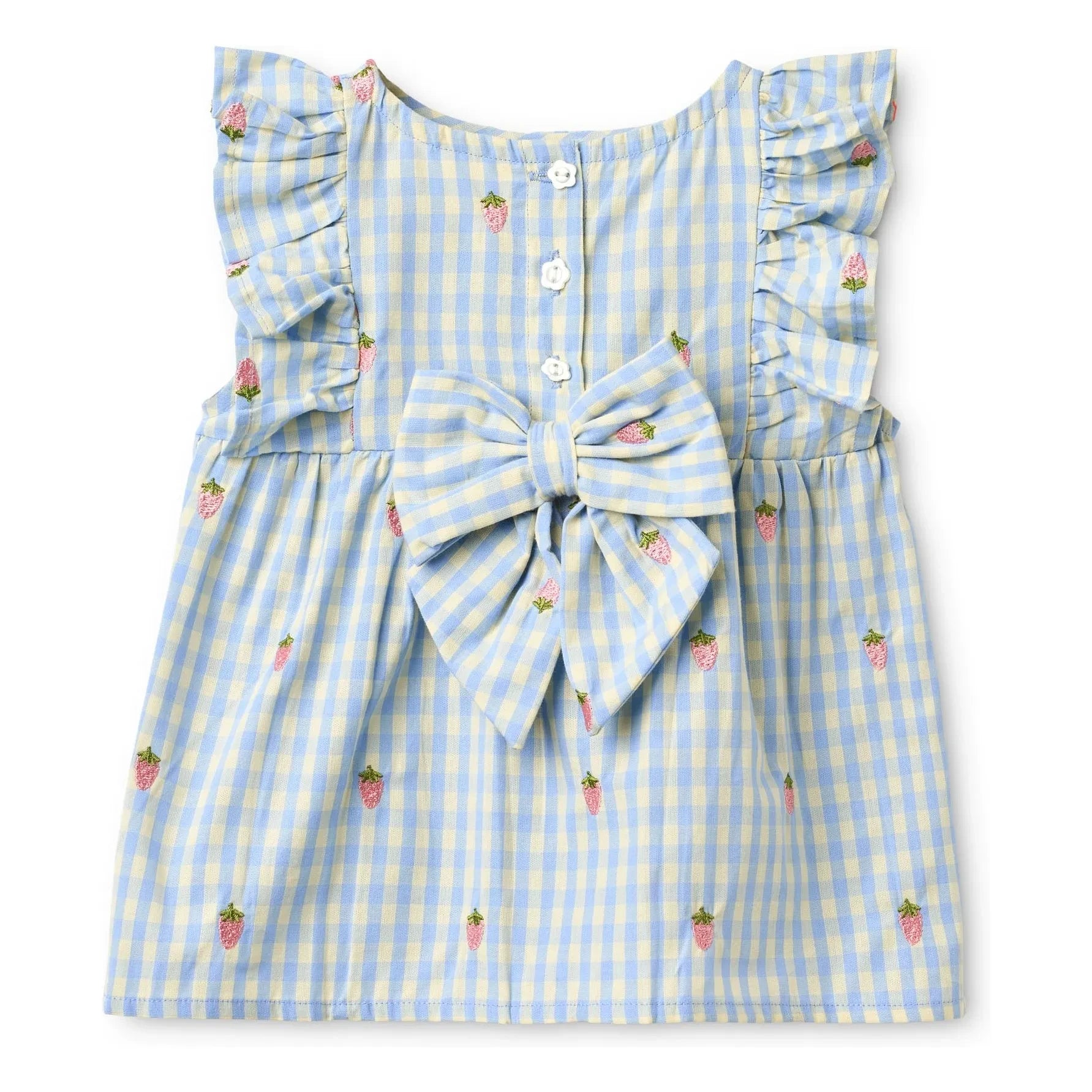 Flöss - Millie Vichy Top and Shorts Set | Light Blue