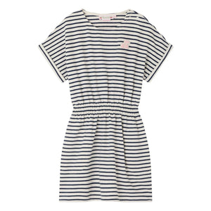Bonpoint - Celima Striped Dress | Ecru