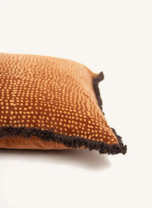 Olsson & Jensen - Dotty Velvet Pillowcase | Rust