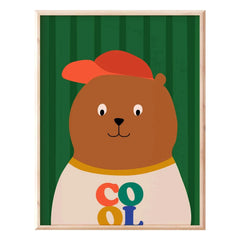 Ma petite vie - Stylish Bear Poster