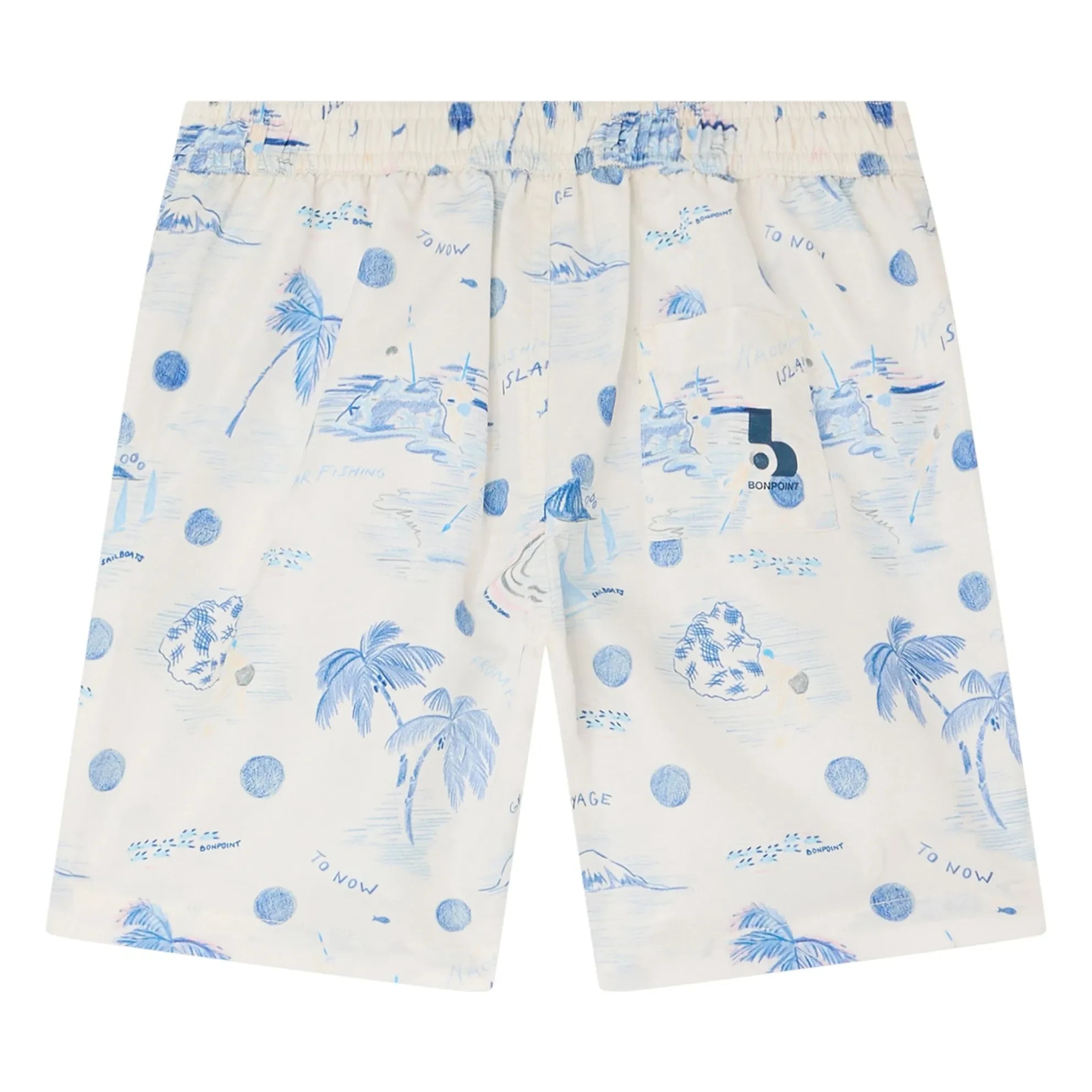 Bonpoint - Ariel Recycled Fiber Swimsuit Shorts | Ecru