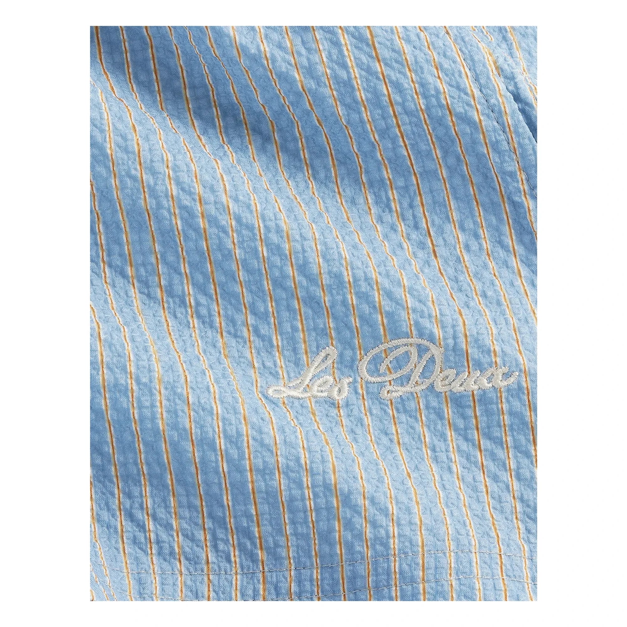 Les Deux - Stan Striped Swim Shorts | Light Blue