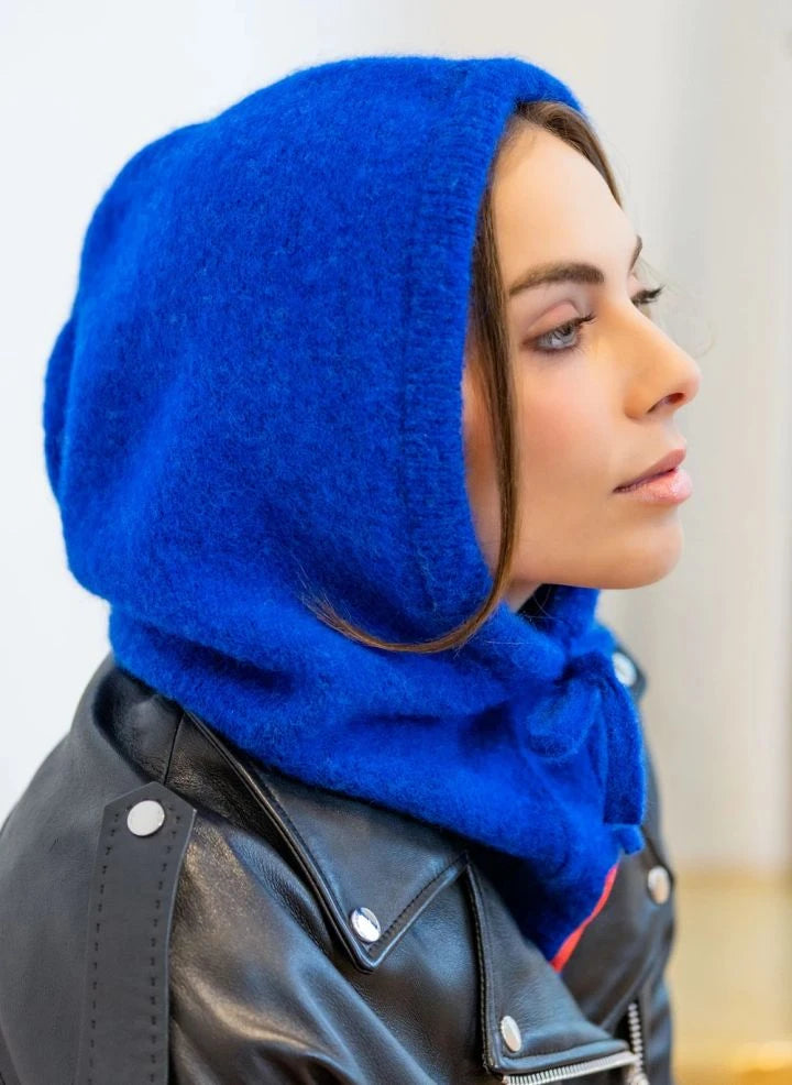 K'puche - Kim Alpaca Hooded Sweatshirt | Royal blue