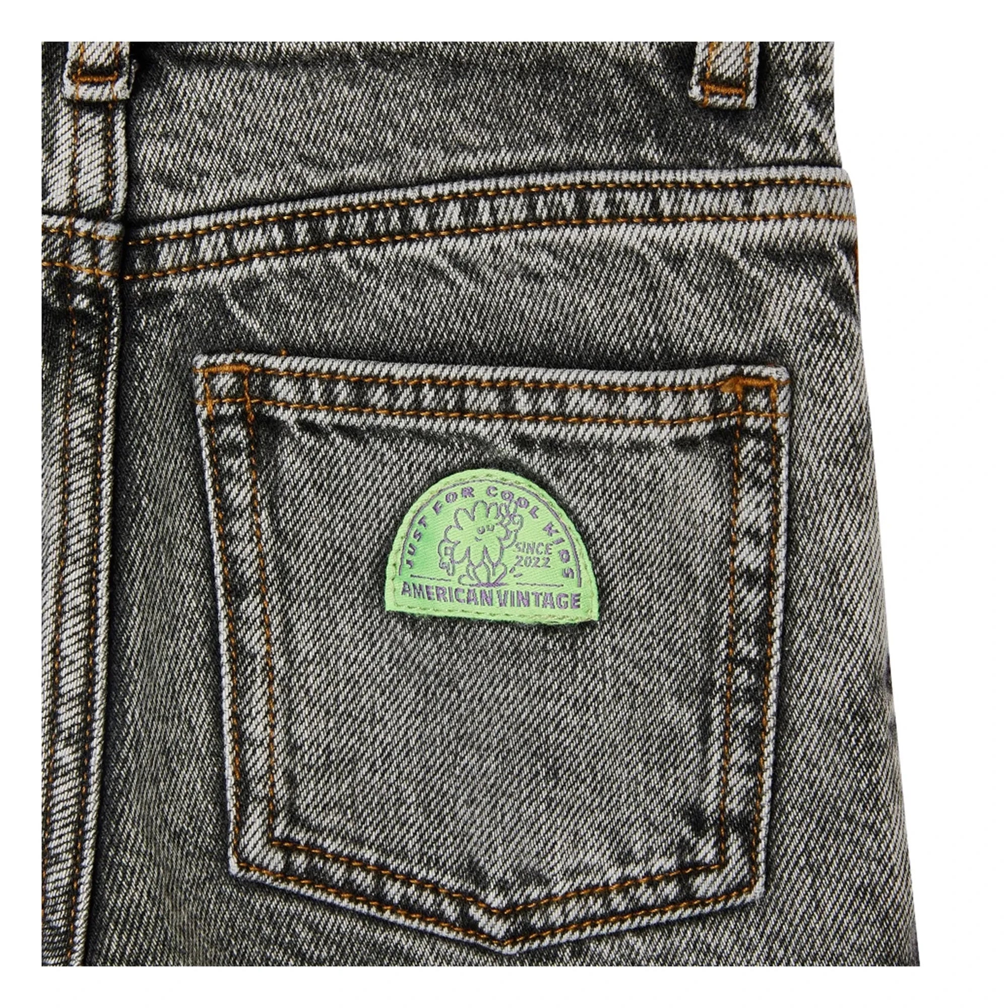 American Vintage - Straight Fit Jeans | Dark Gray Denim