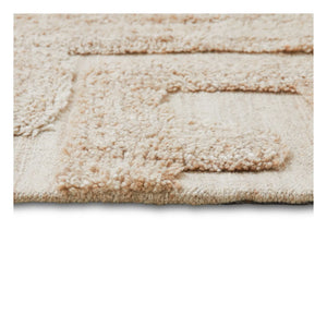 HKliving - Limestone Tuff Rug | Cream