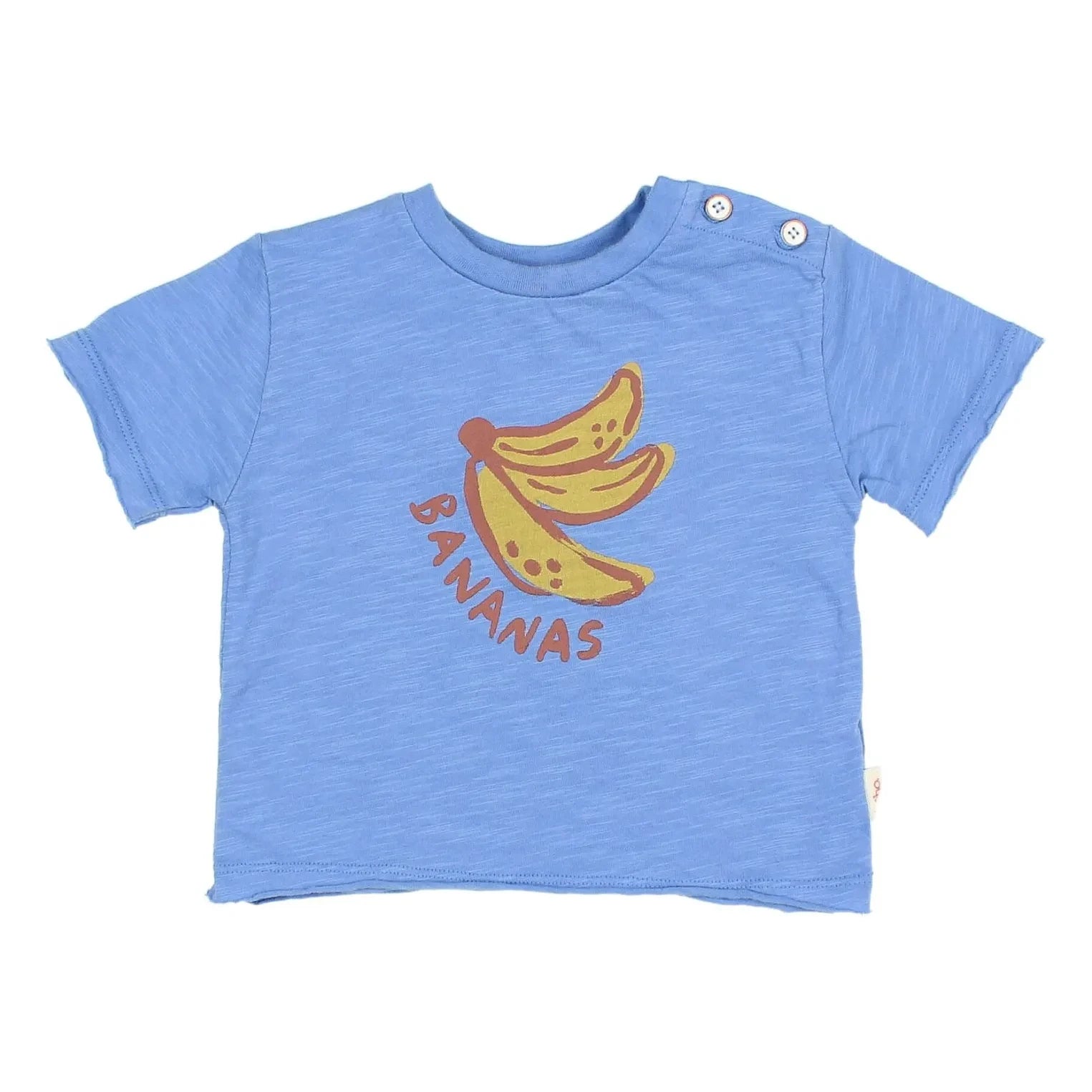 Búho - Banana Organic Cotton Baby T-Shirt | Indigo Blue