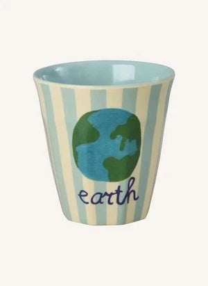 Rice - ABC Melamine Cups - Set of 6 | Light Blue