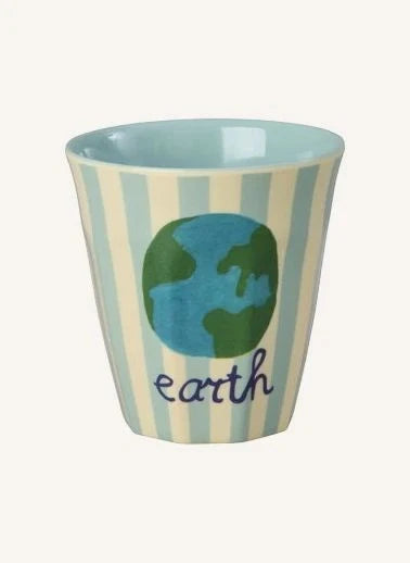Rice - ABC Melamine Cups - Set of 6 | Light Blue