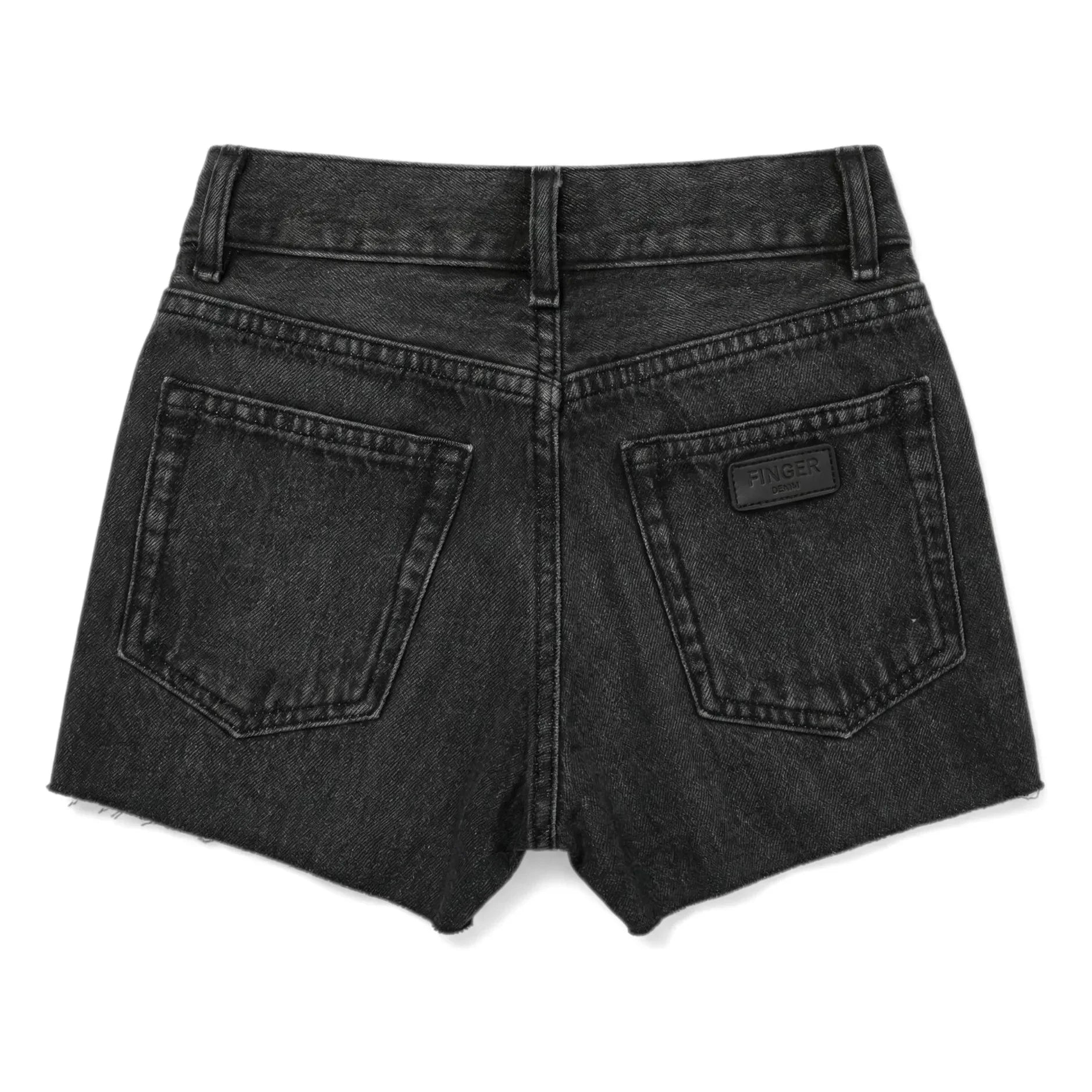 Finger in the Nose - Denim Eva Shorts | Denim Gray