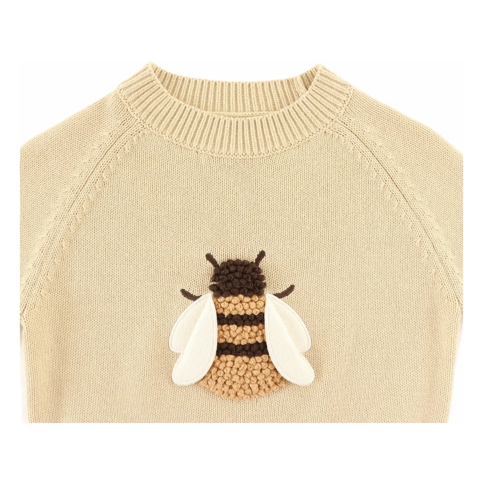 Donsje - Valenthe Abeille Organic Cotton Sweater | Light Yellow