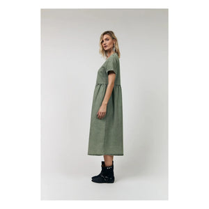 Lollys Laundry - Aliya Cotton Dress | Khaki