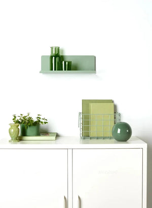Mustard Made - Ledge Metal Wall Shelf | Sage