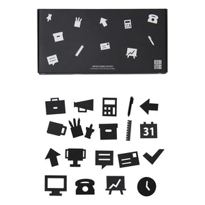 Design Letters - Mesaj Panosu Masa Simgeleri - 20'li Set