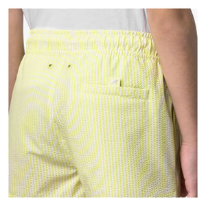 K-way - Hazel Beach Striped Swimsuit Shorts | Yellow