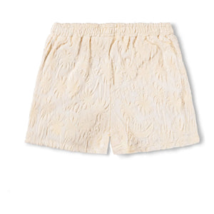 Molo - Angela Palm Terry Shorts | Ecru