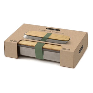 Black + Blum - Stainless Steel Sandwich Box | Olive Green