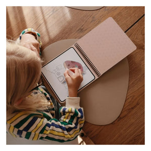 Mushie - Fées Reusable Coloring Book | Pink